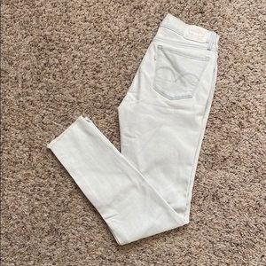 Levi 710 Busted Knee Skinny Jeans